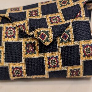 Patterned Blue & Gold Tommy Hilfiger Tie